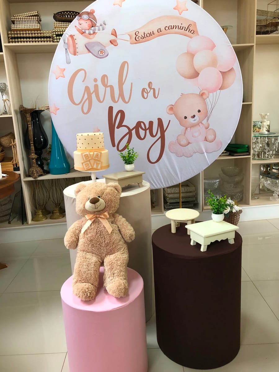 Chá revelação: festa feita pela Beth Festas
